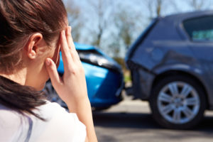 Woman worried after car accident