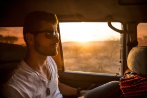 passenger-injury-male passenger sunglasses