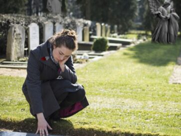 Wrongful Death Cemetery Woman Mourning